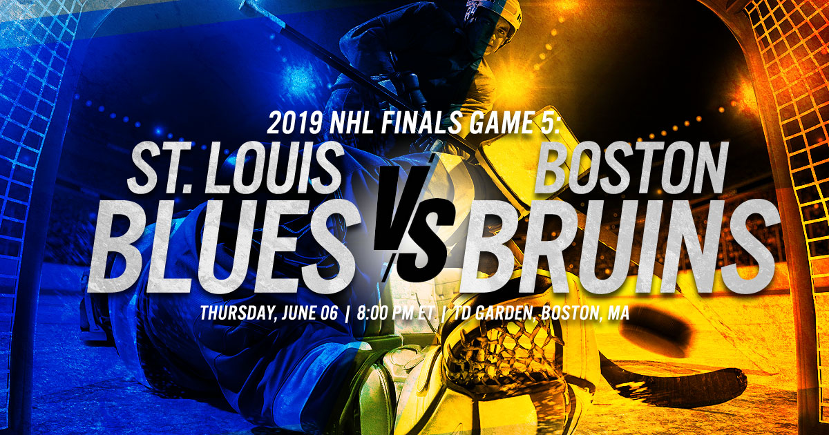 2019 Stanley Cup Game 5: St. Louis Blues vs. Boston Bruins