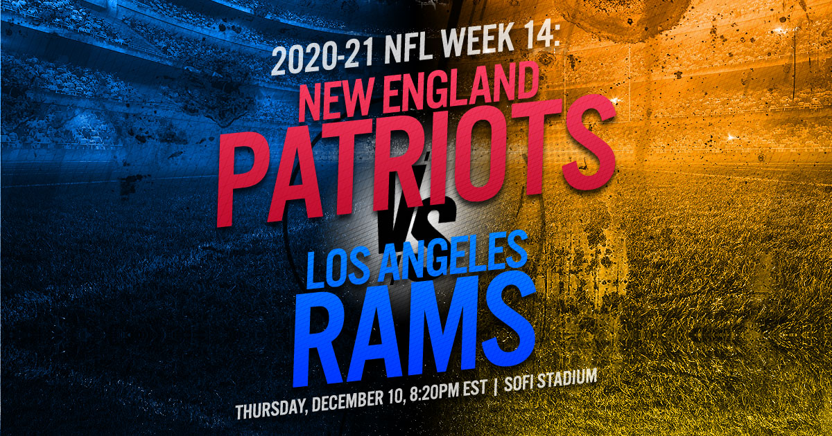 2020-21 NFL Week 14: New England Patriots vs. Los Angeles Rams