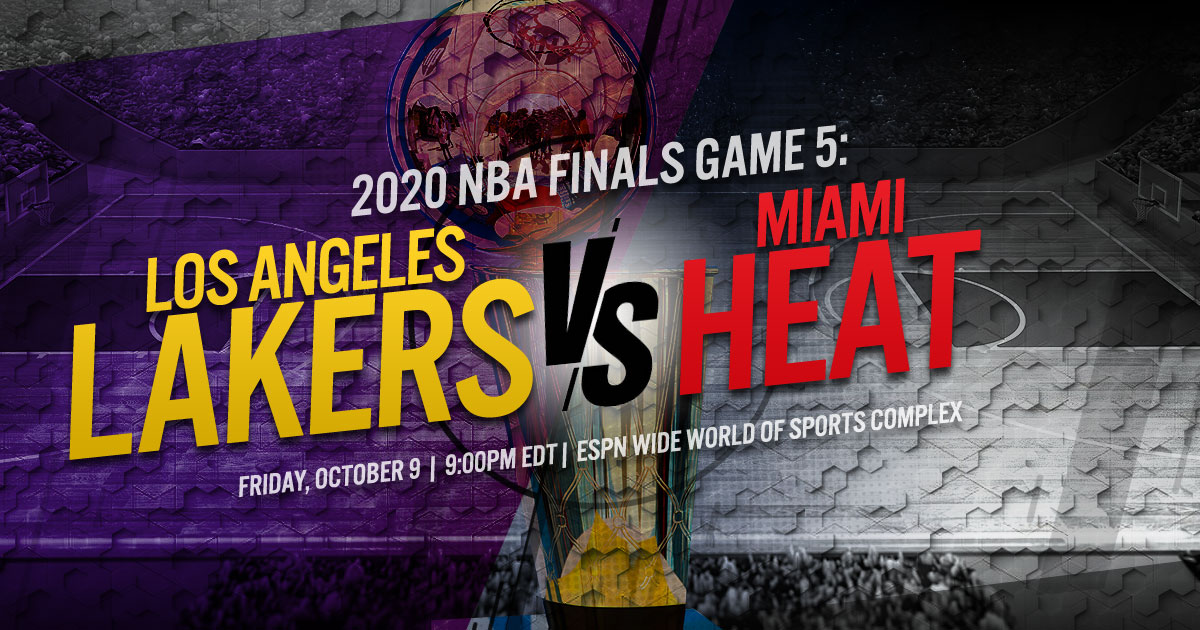 2020 NBA Finals Game 5: Los Angeles Lakers vs. Miami Heat