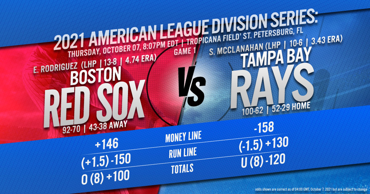 2021 American League Division Series: Boston Red Sox vs. Tampa Bay Rays