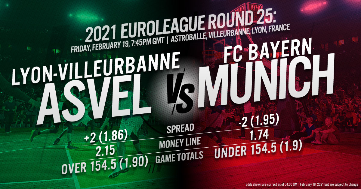 2021 EuroLeague Round 25: LDLC ASVEL Villeurbanne vs. FC Bayern Munich