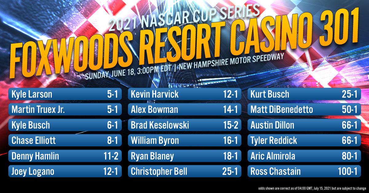 2021 NASCAR Cup Series: Foxwoods Resort Casino 301
