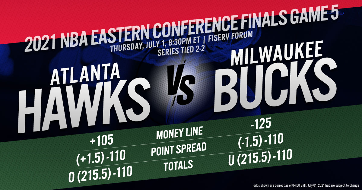 2021 NBA Eastern Conference Finals Game 5: Atlanta Hawks vs. Milwaukee Bucks