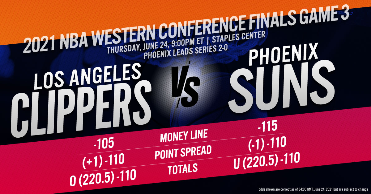 2021 NBA Western Conference Finals Game 3: LA Clippers vs. Phoenix Suns
