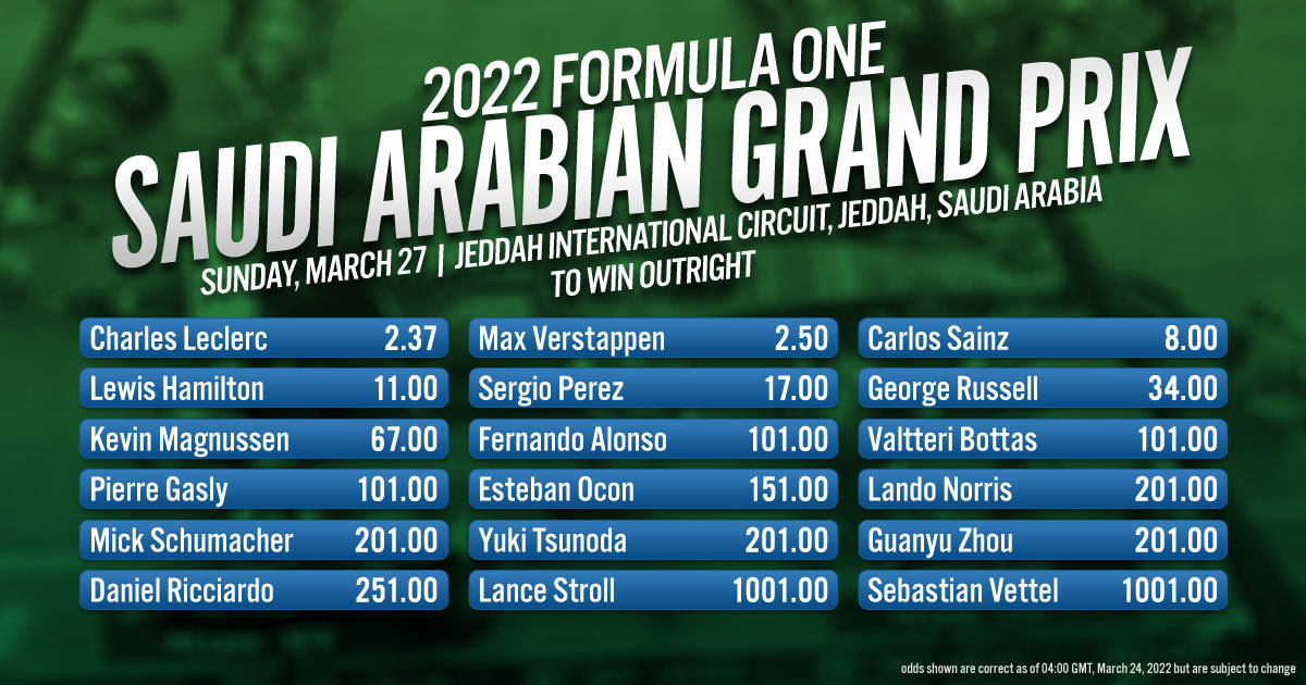 2022 Formula One: Saudi Arabian Grand Prix