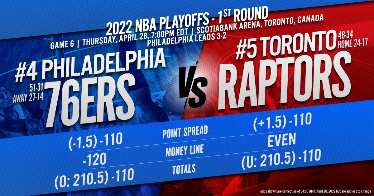 2022 NBA Playoffs Round 1: Philadelphia 76ers vs. Toronto Raptors