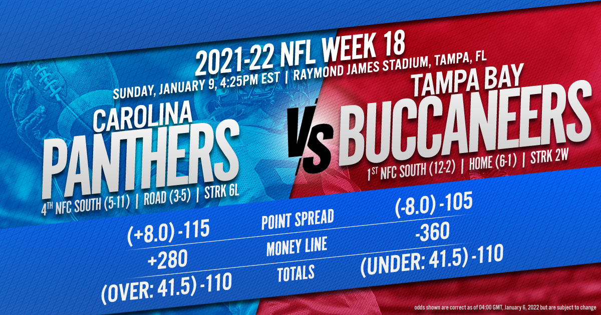 2022 NFL Week 18: Carolina Panthers vs. Tampa Bay Buccaneers