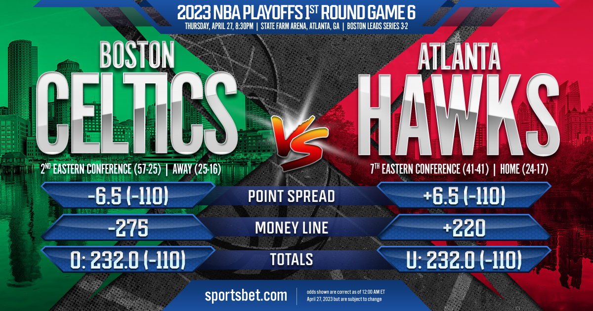 2023 NBA Playoffs First Round Game 6: Boston Celtics vs. Atlanta Hawks