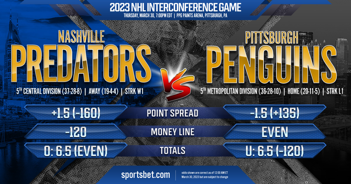 2023 NHL Interconference Game: Nashville Predators vs. Pittsburgh Penguins